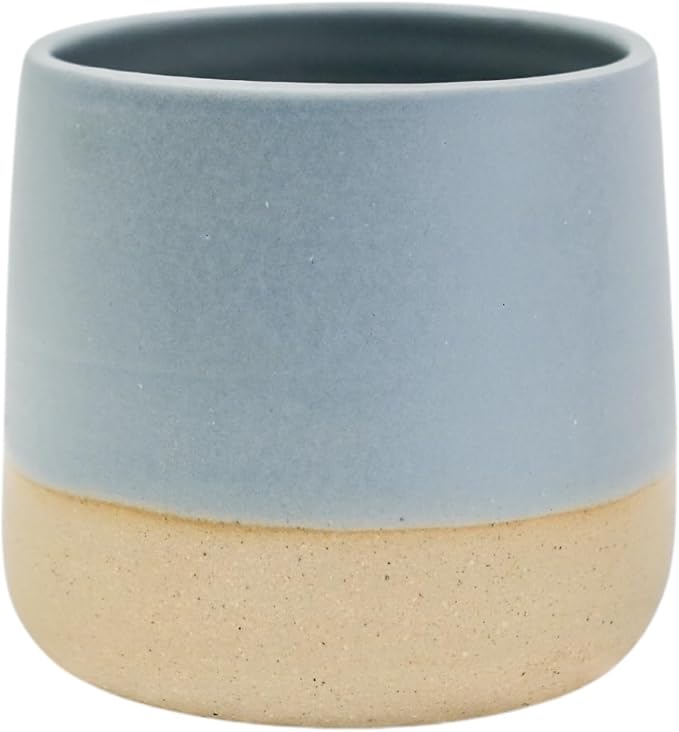 Berkeley Satin Glaze Cornflower Blue Ceramic Plant Pot