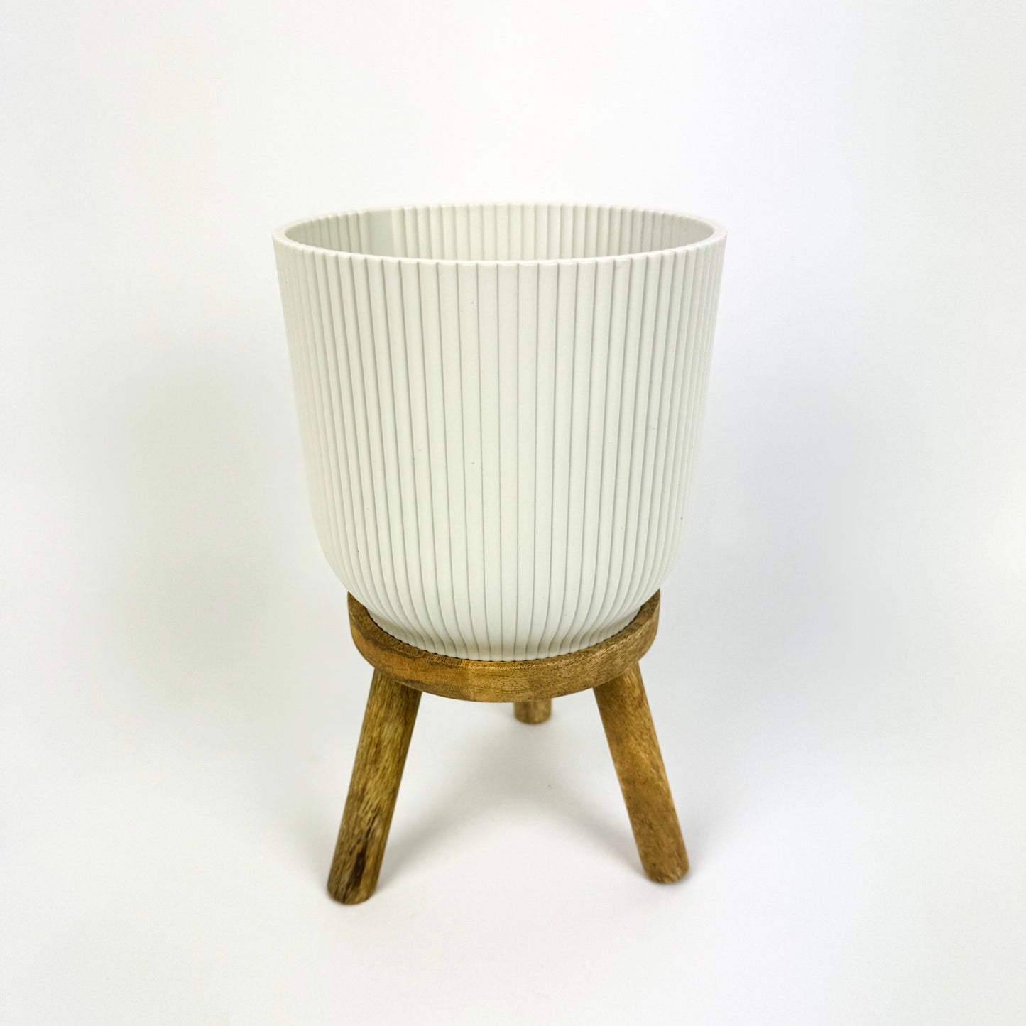 Wooden Stool Plant Stand