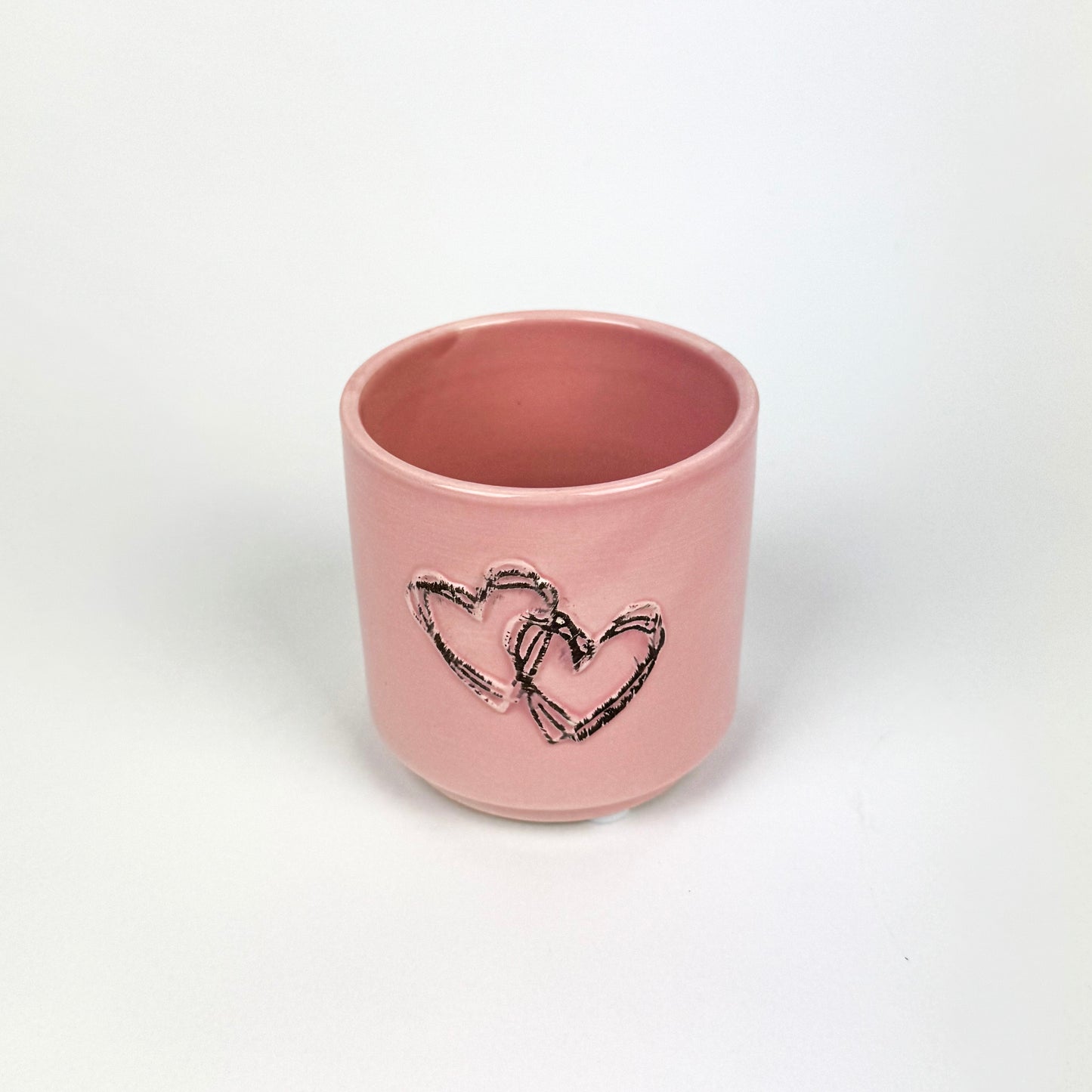 Mini Ceramic Heart Pots