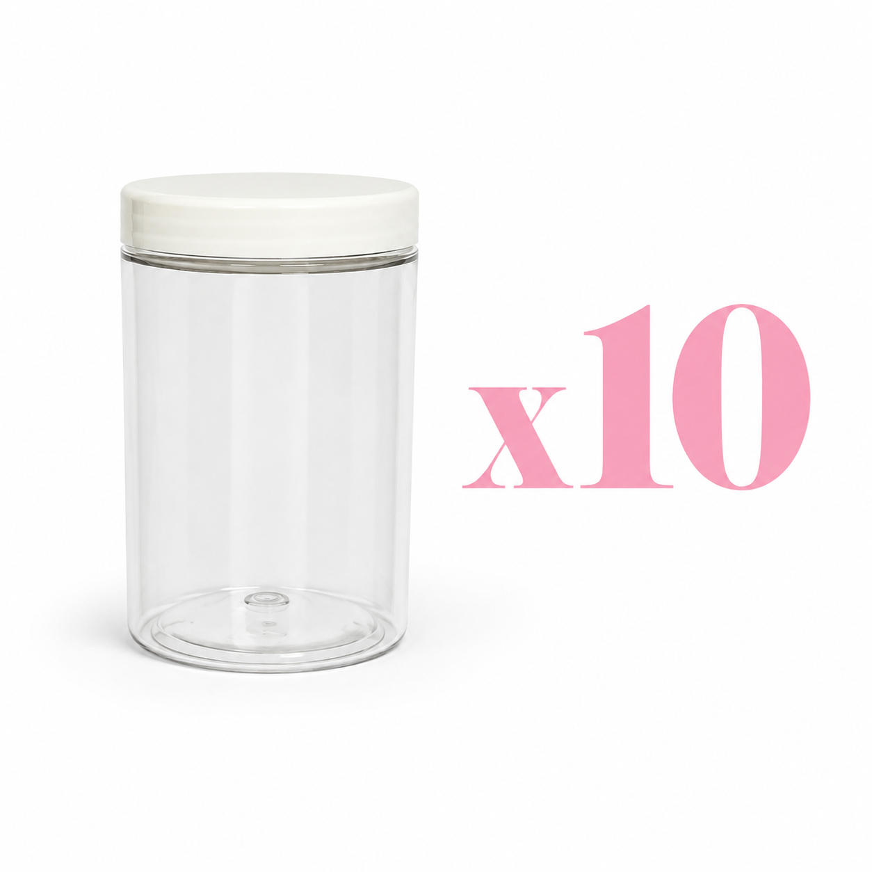 400ml Prop Plastic Jars (PET) X10
