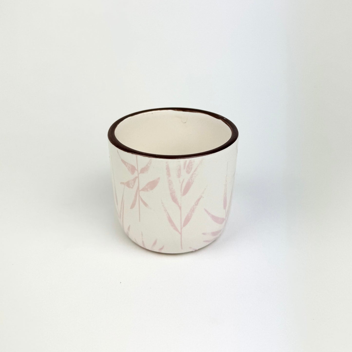 Pink Pattern Ceramic 7cm Pot