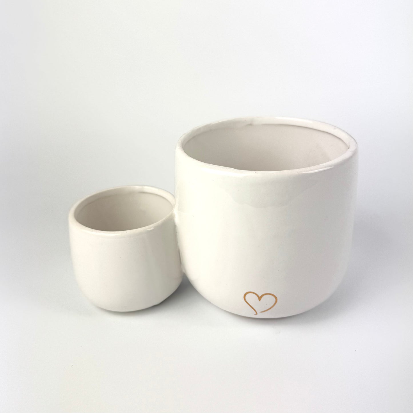 Duo Mini And Big Ceramic Plant Pot