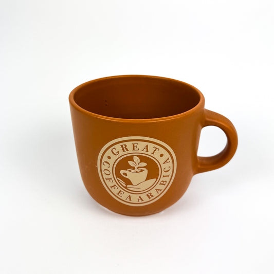 Ceramic Orange Coffee Pot 14cm