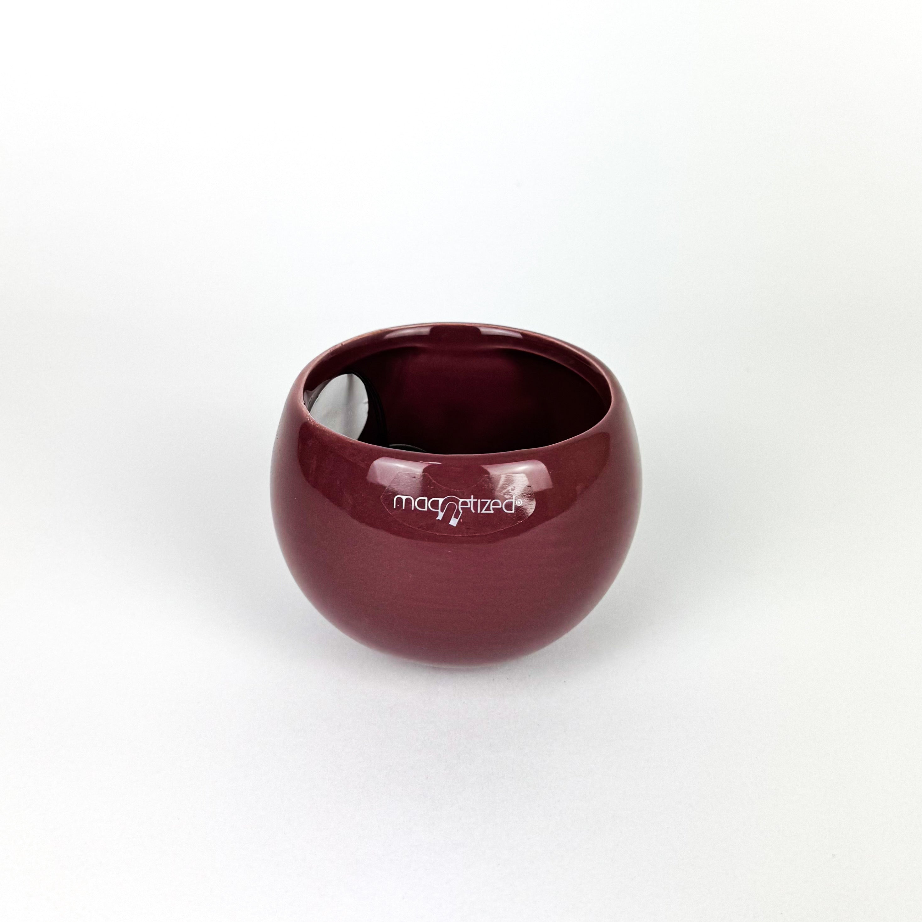 Ceramic purple/ pink Magnetic Plant Pots