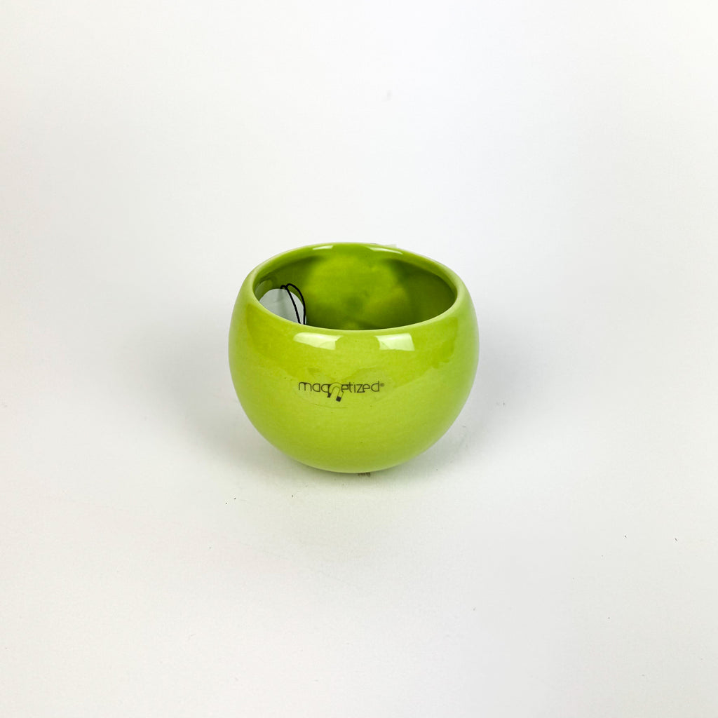 Ceramic Green Magnetic Plant Pots