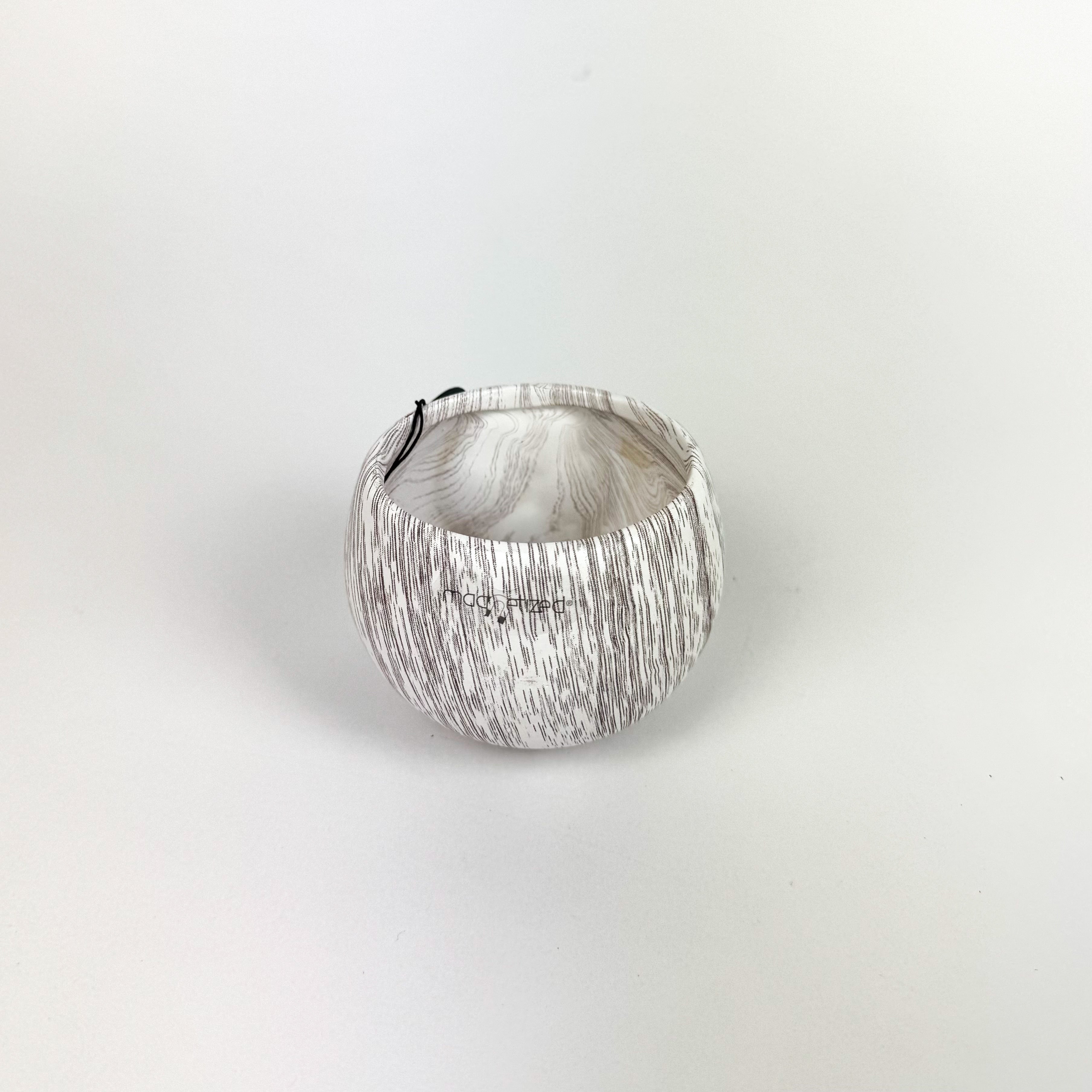 Wooden Finish Magnetic Plant Pots