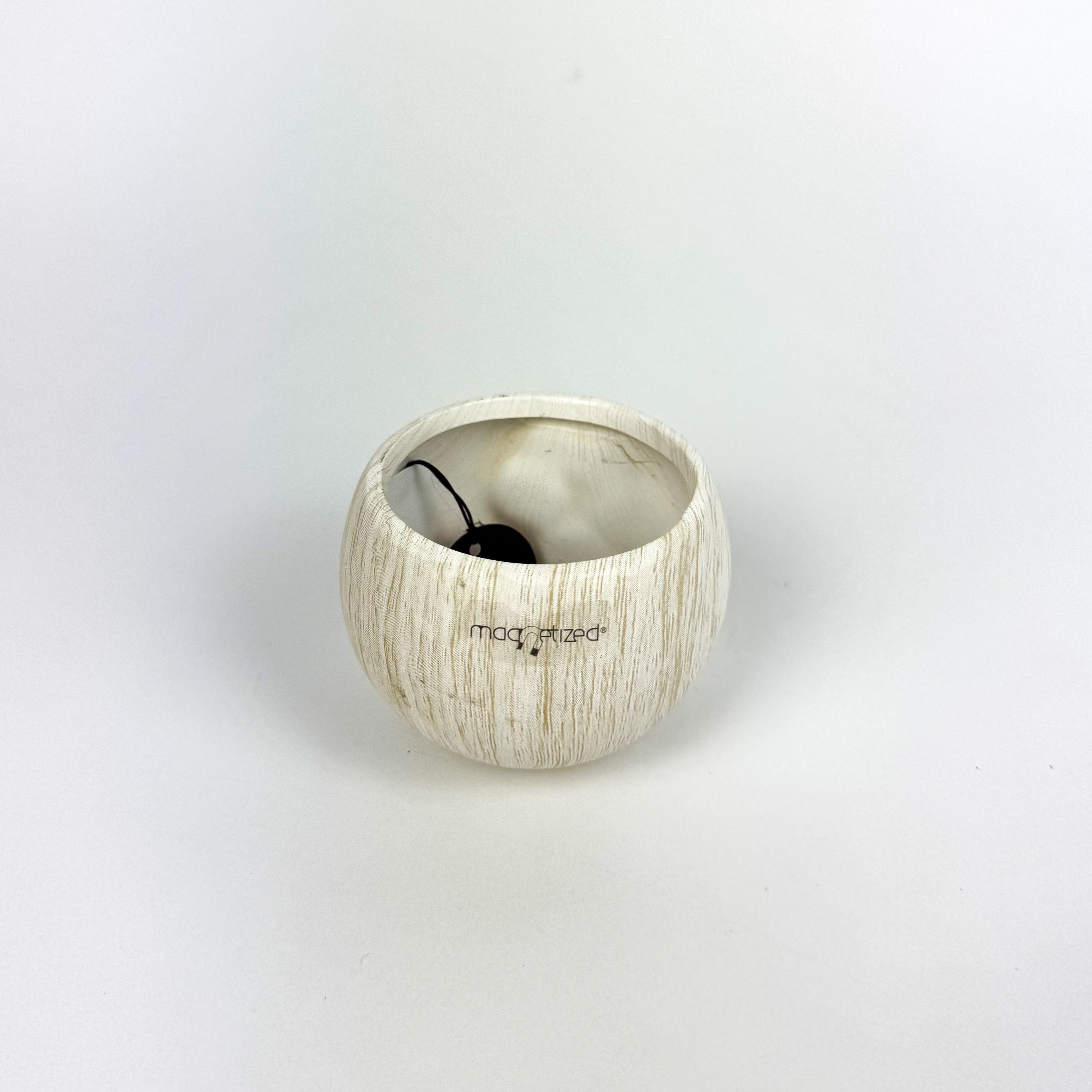 Wooden Finish Magnetic Plant Pots