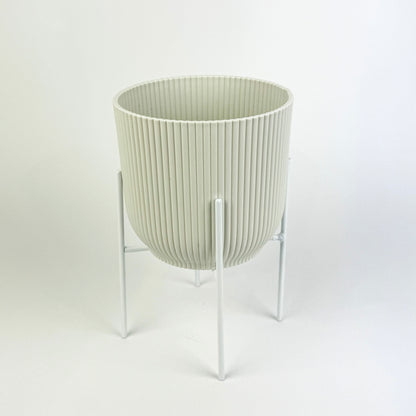 Metal Plant Stand White