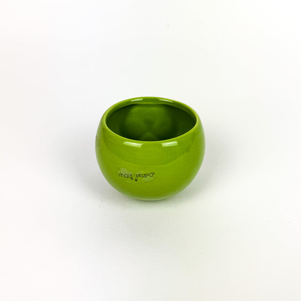 Ceramic Green Magnetic Plant Pots