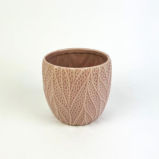 Ceramic Pink Pot 12cm