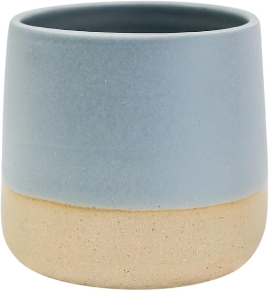 Berkeley Satin Glaze Cornflower Blue Ceramic Plant Pot