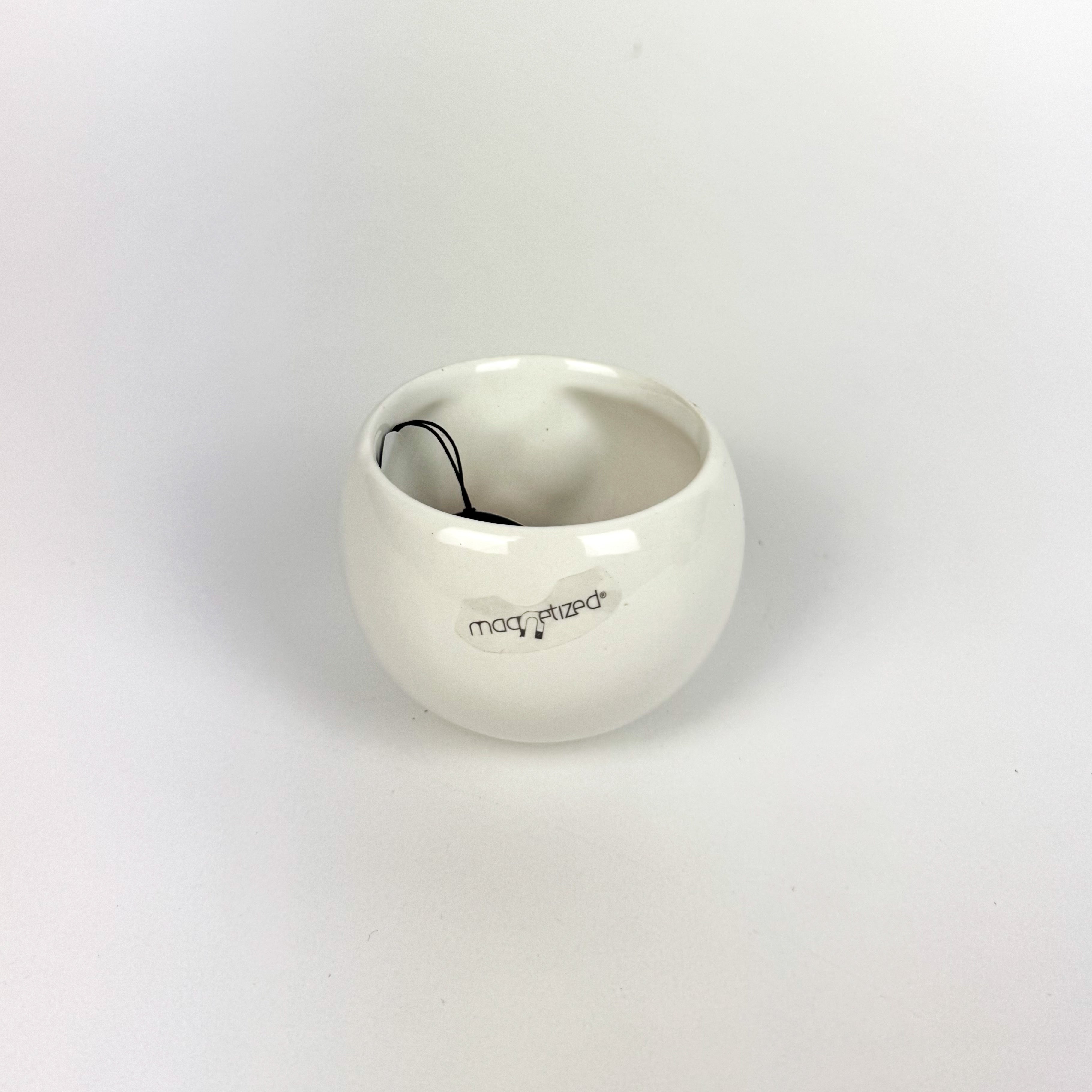 Ceramic White/Grey/Black Magnetic Plant Pots