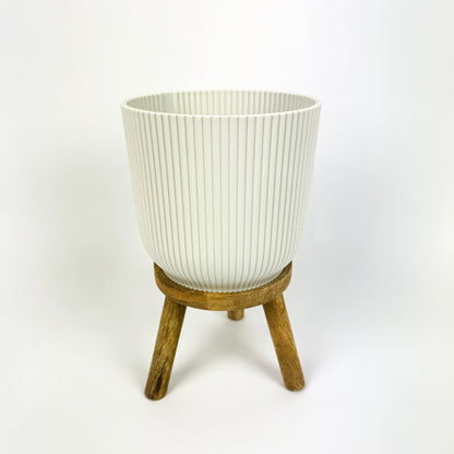 Wooden Stool Plant Stand