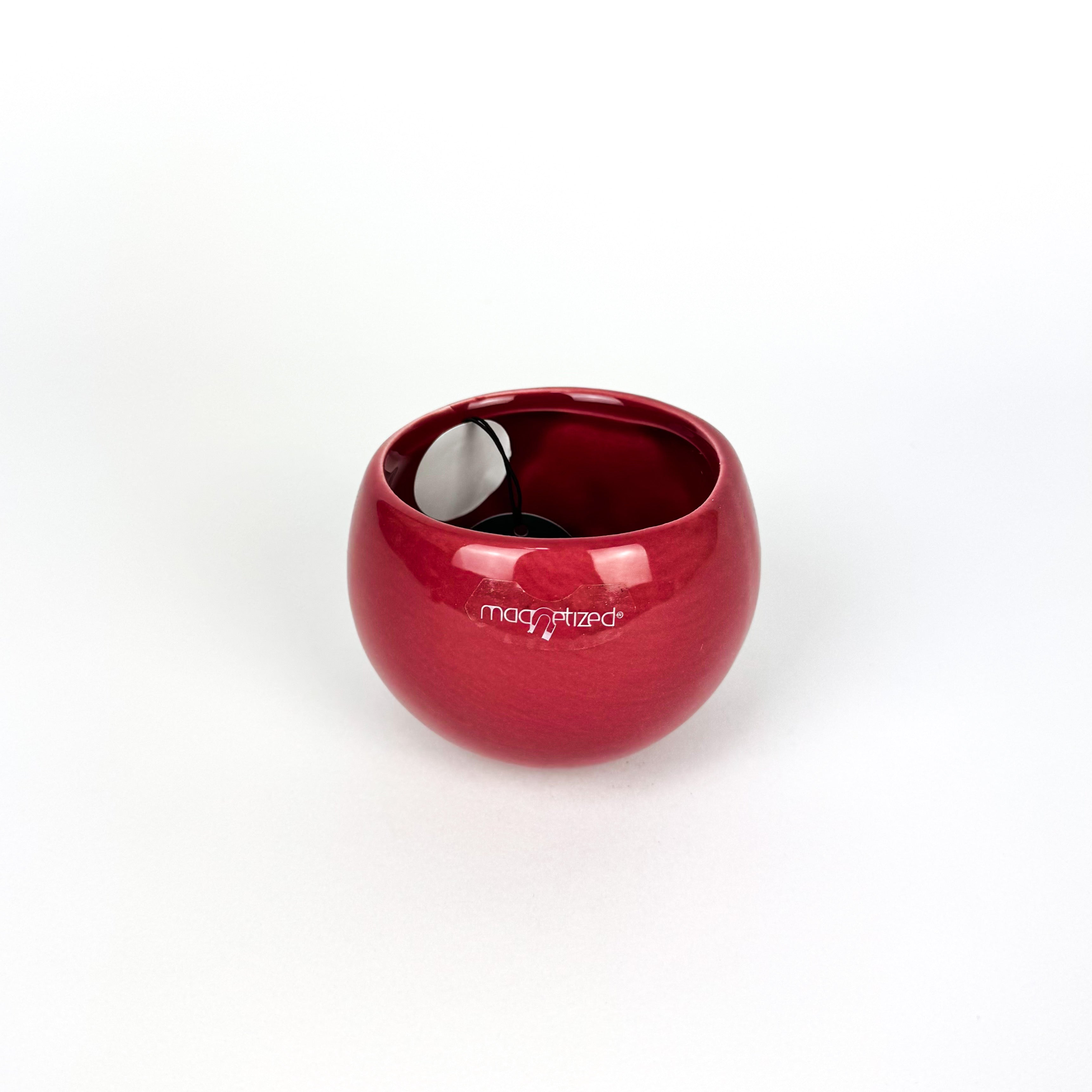 Ceramic purple/ pink Magnetic Plant Pots