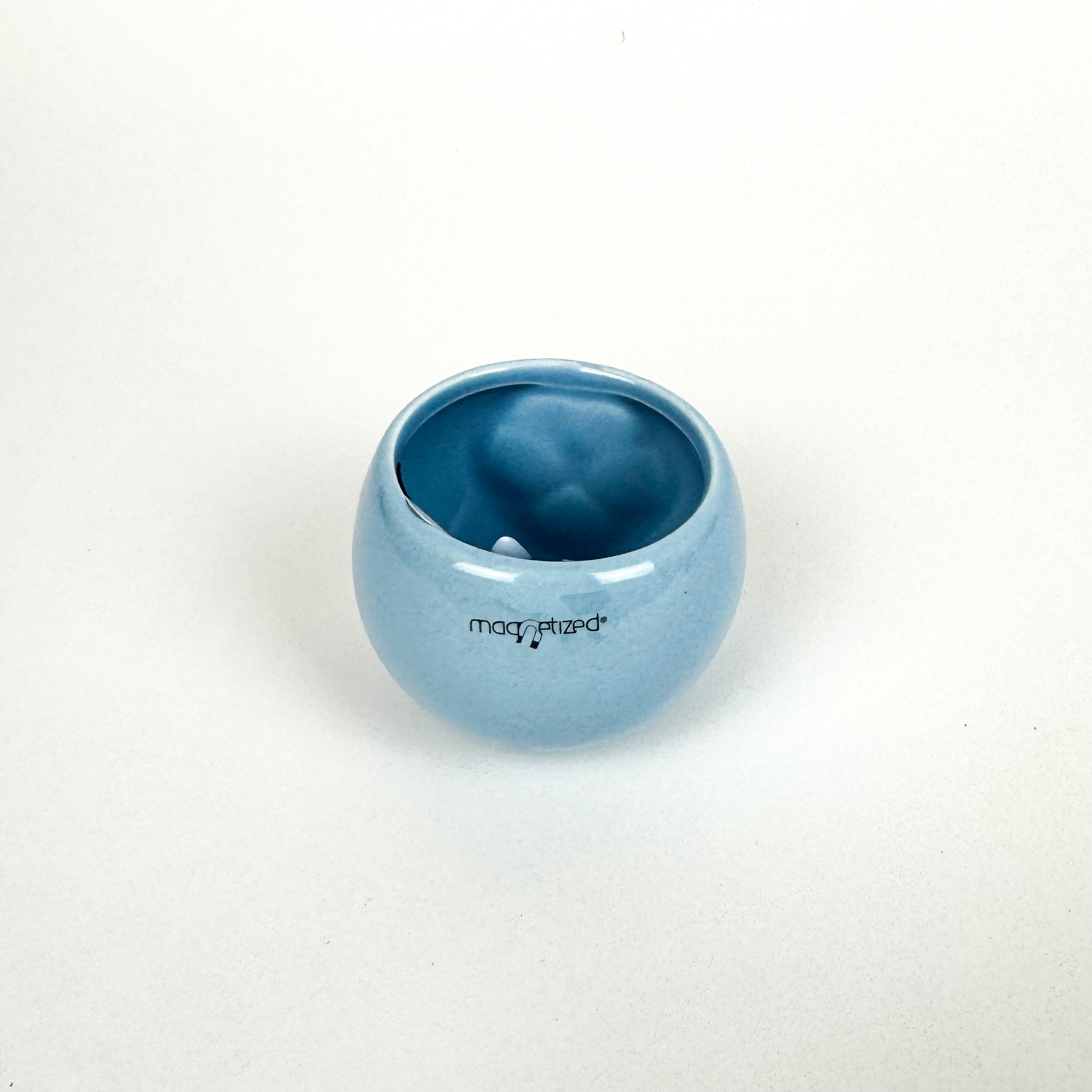 Ceramic Blue Magnetic Plant Pots