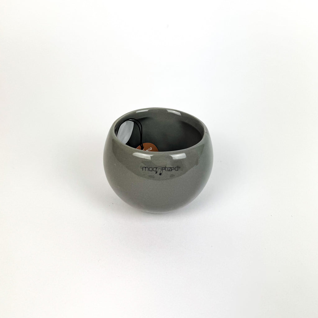 Ceramic White/Grey/Black Magnetic Plant Pots