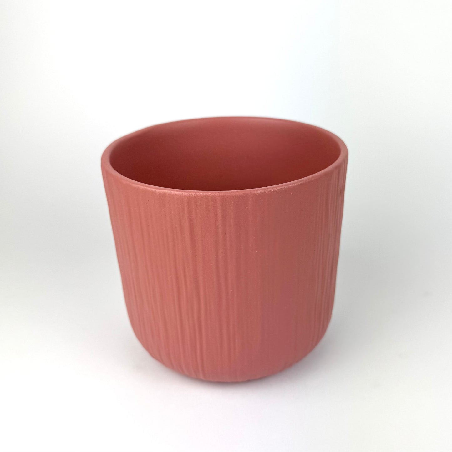 Ceramic Cylinder Line 14cm Plant Pot