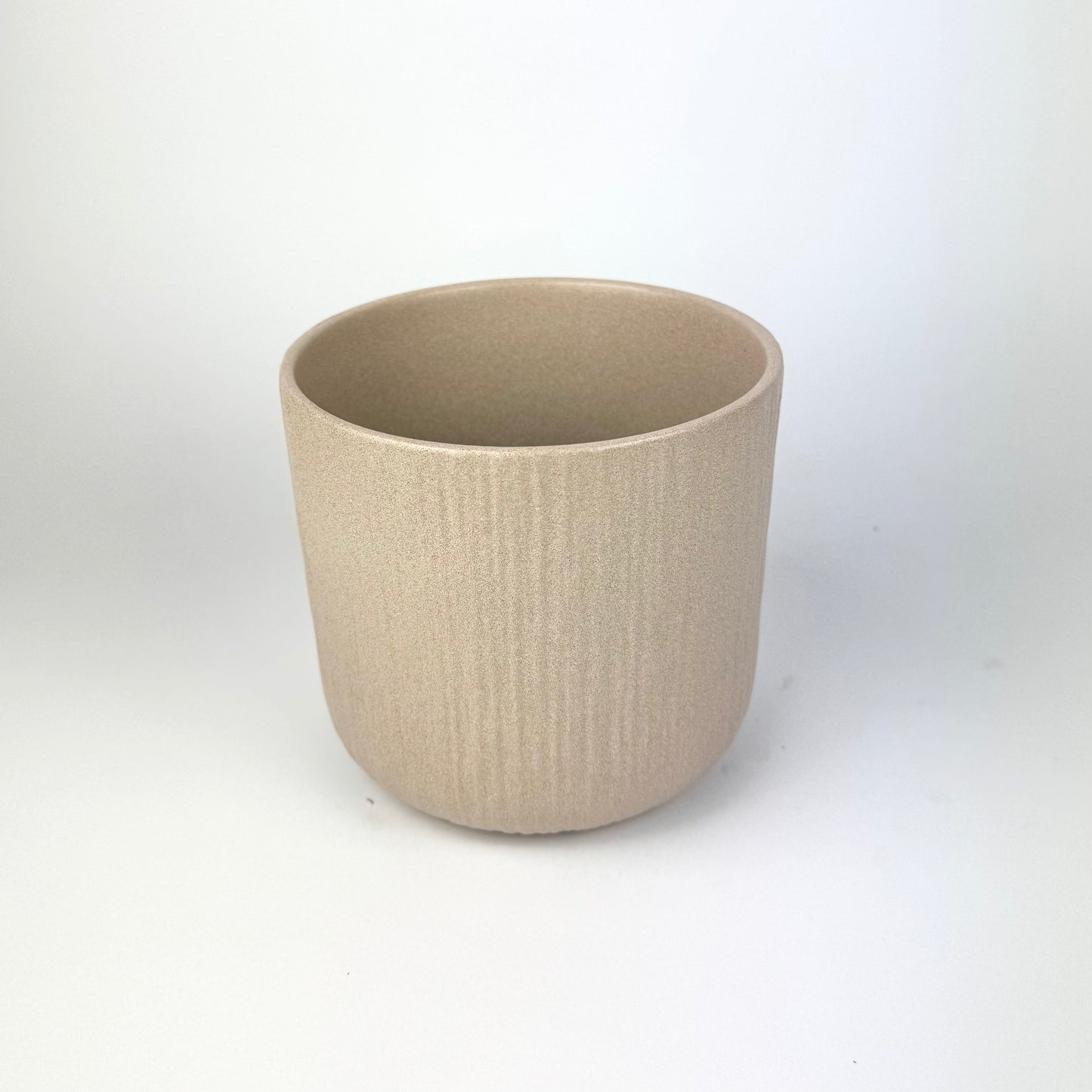 Ceramic Cylinder Line 14cm Plant Pot