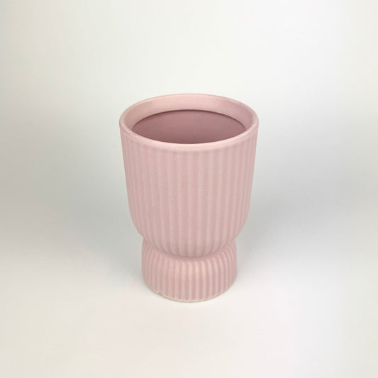 Pink Ceramic 9cm Neck Pot