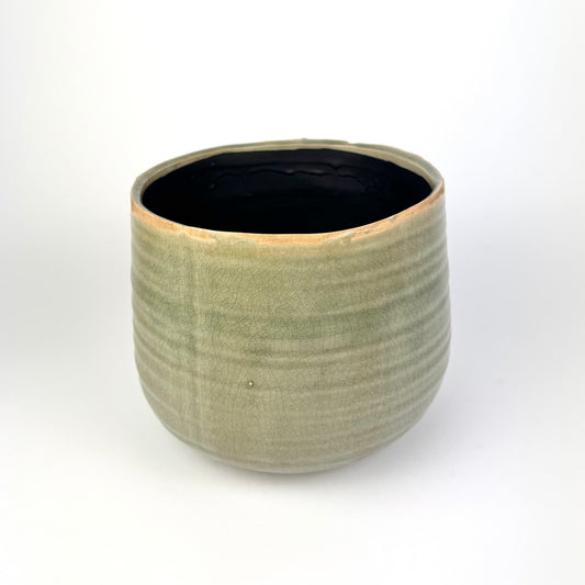 Iris Mint 19cm Ceramic Pot