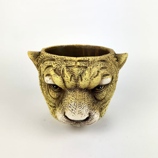 Tiger Animal 14cm Premium Ceramic Pot