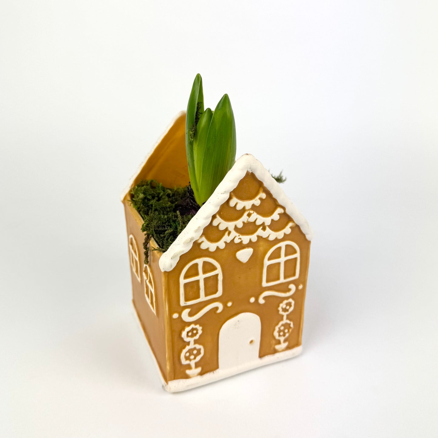 Hyacinth Ceramic Gingerbread House