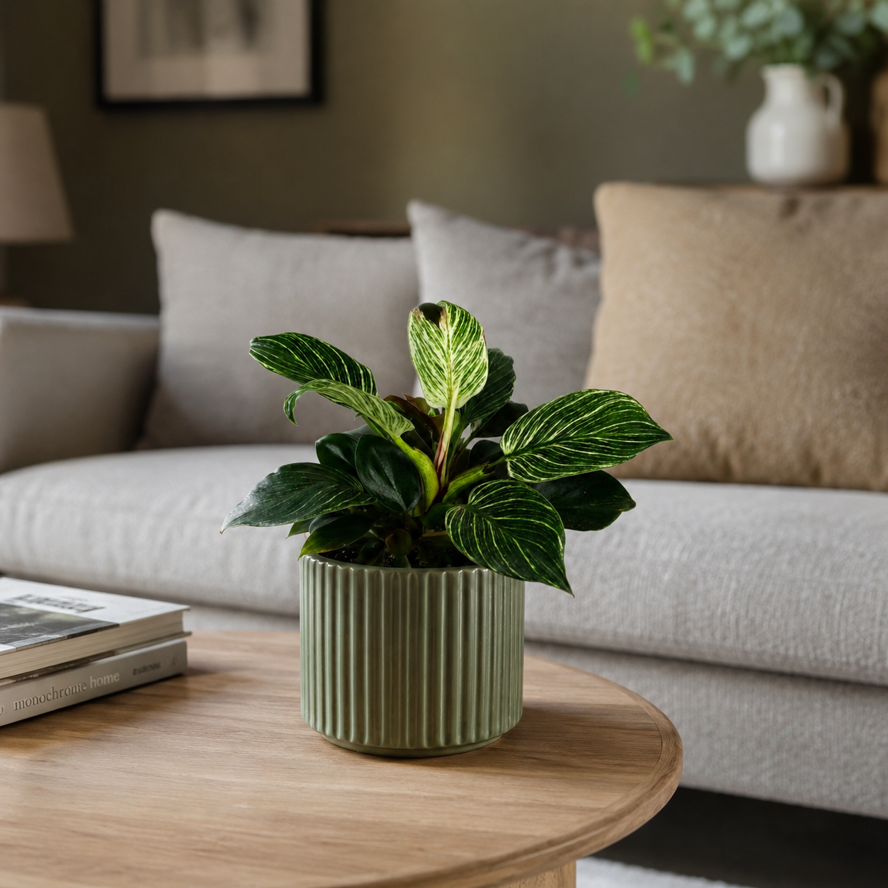Philodendron White Birkin Houseplant