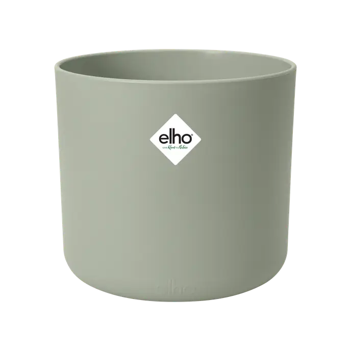B.For Soft Round 14cm Stone Green 14cm Plant Pot