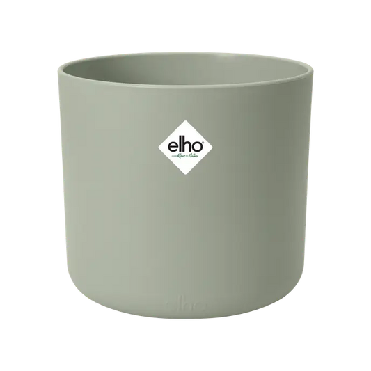 B.For Soft Round 14cm Stone Green 14cm Plant Pot