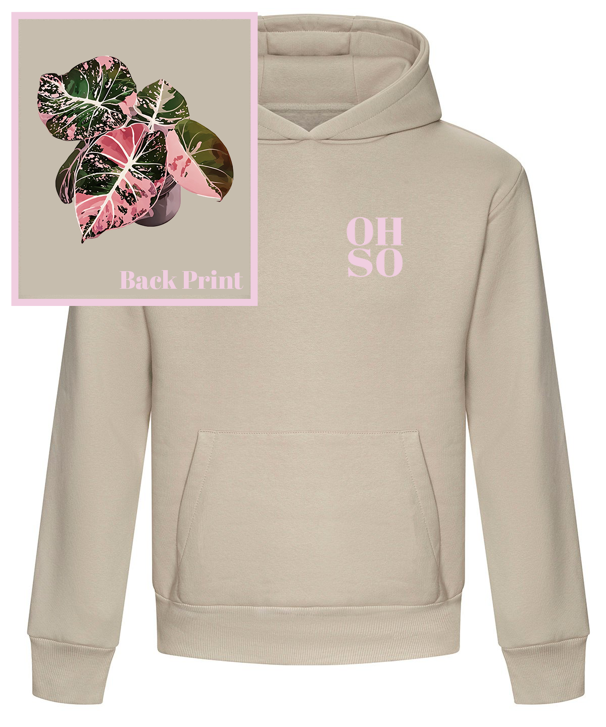 Black Velvet Pink OH SO Icon Hoodie