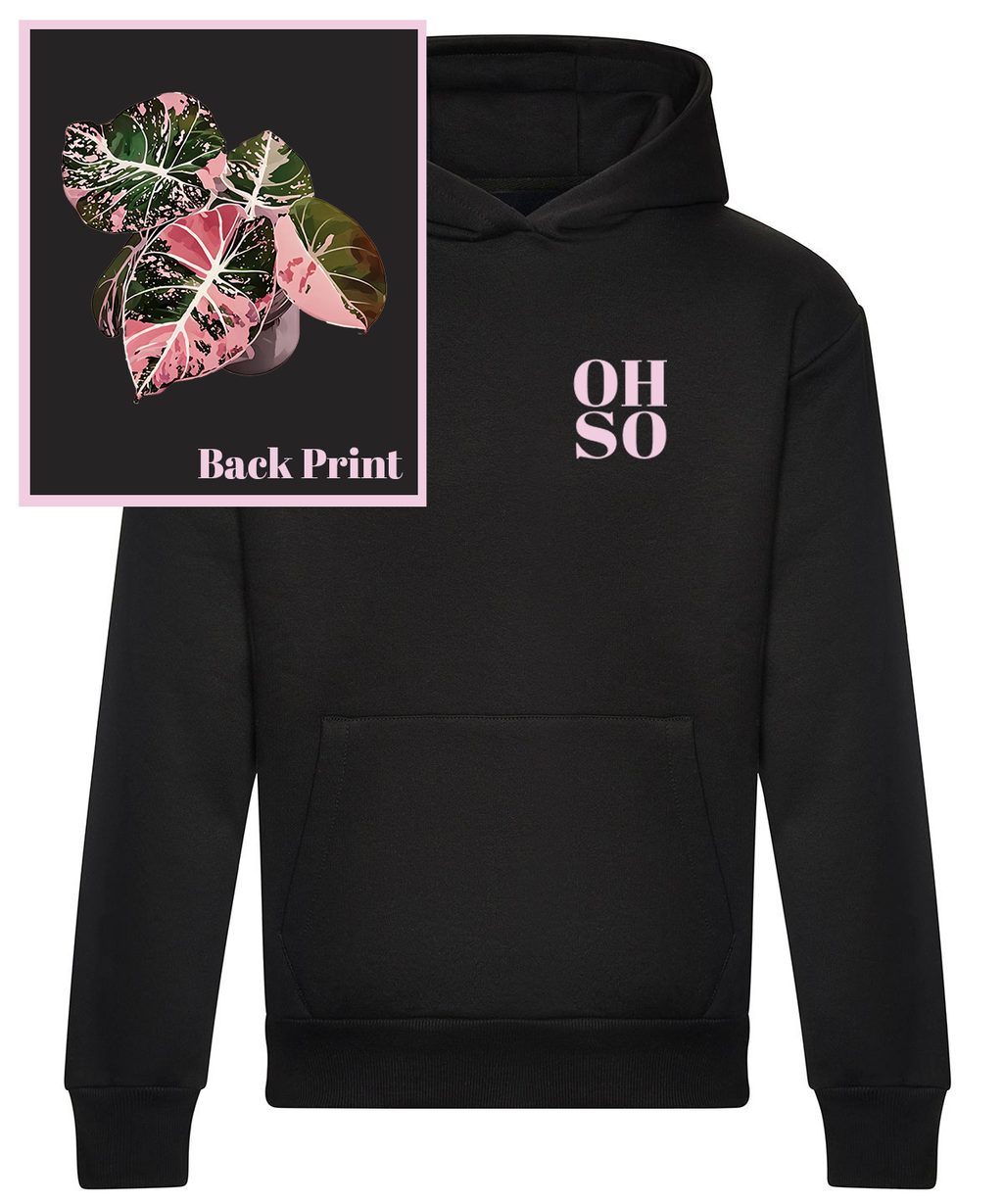 Black Velvet Pink OH SO Icon Hoodie