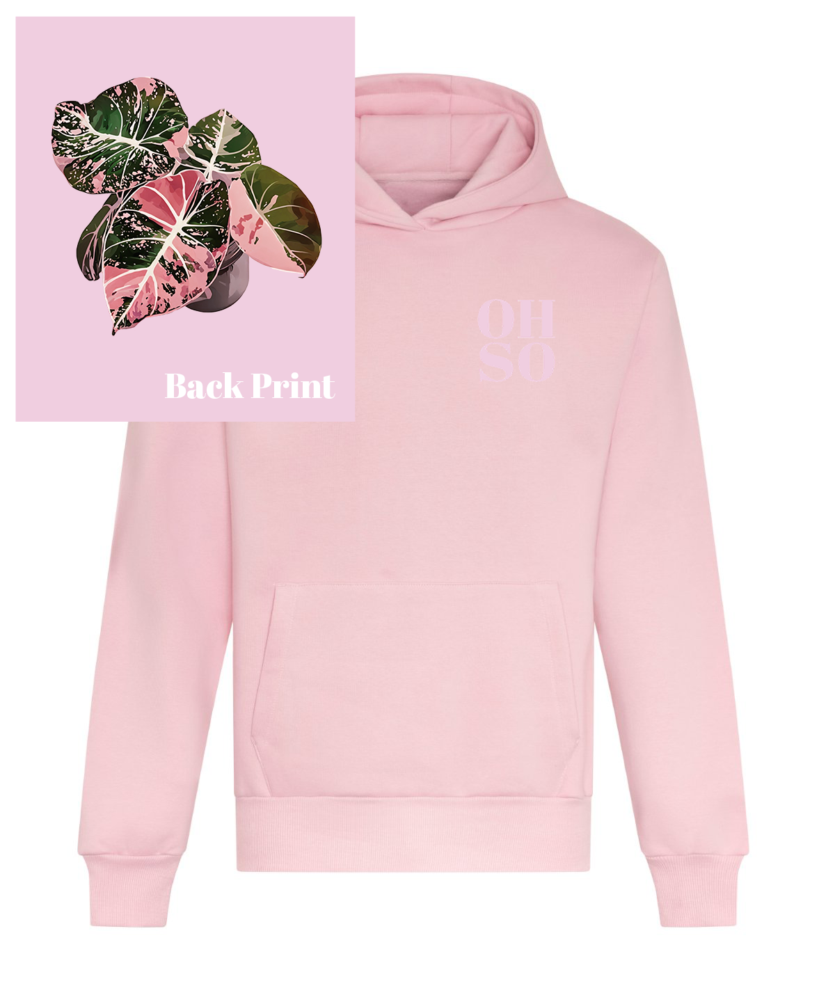 Black Velvet Pink OH SO Icon Hoodie