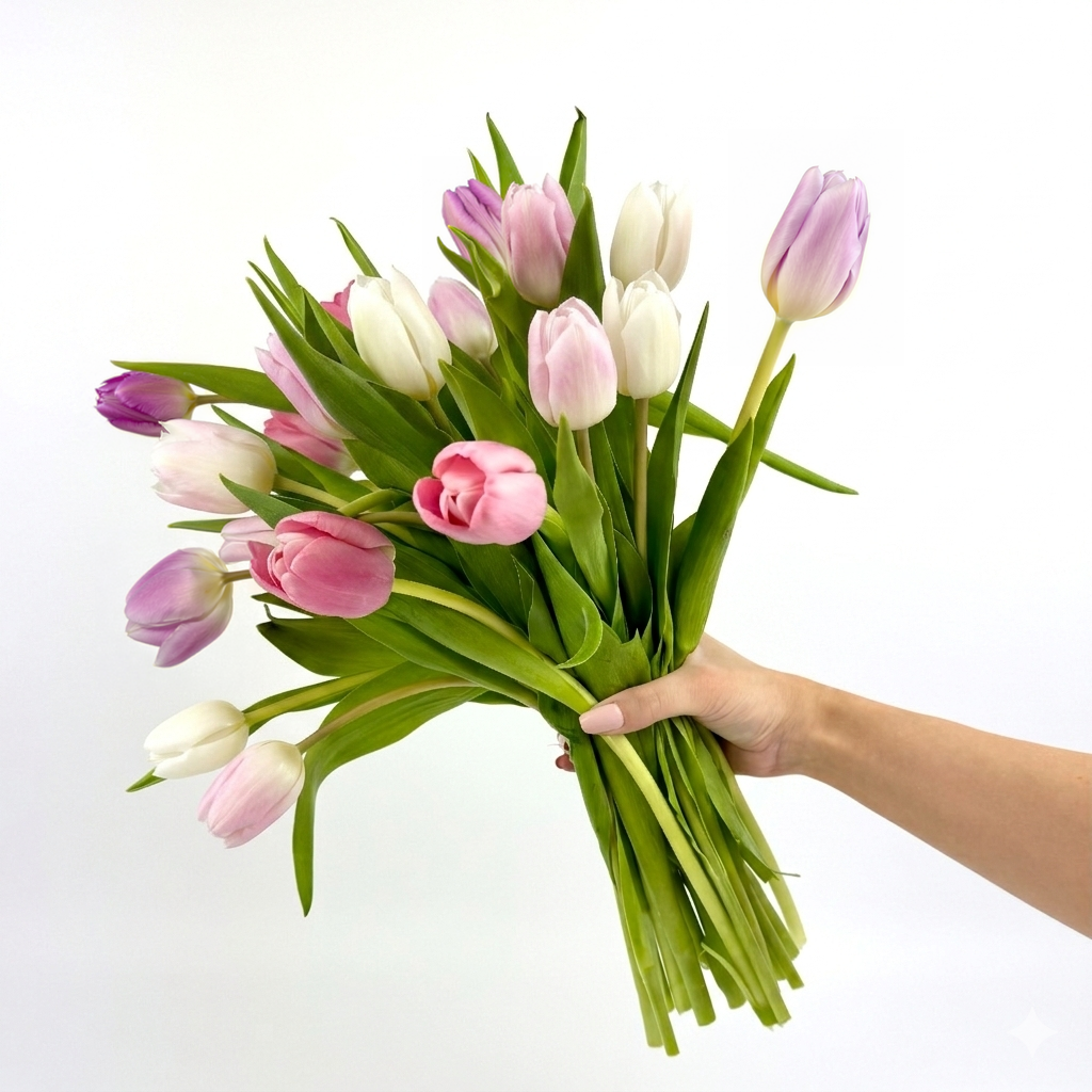 Mother's Day 25 Mixed Fresh Tulips