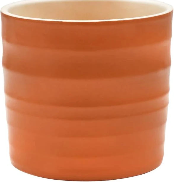 Hadleigh Matte Finish Amber Planter Ceramic Plant Pot