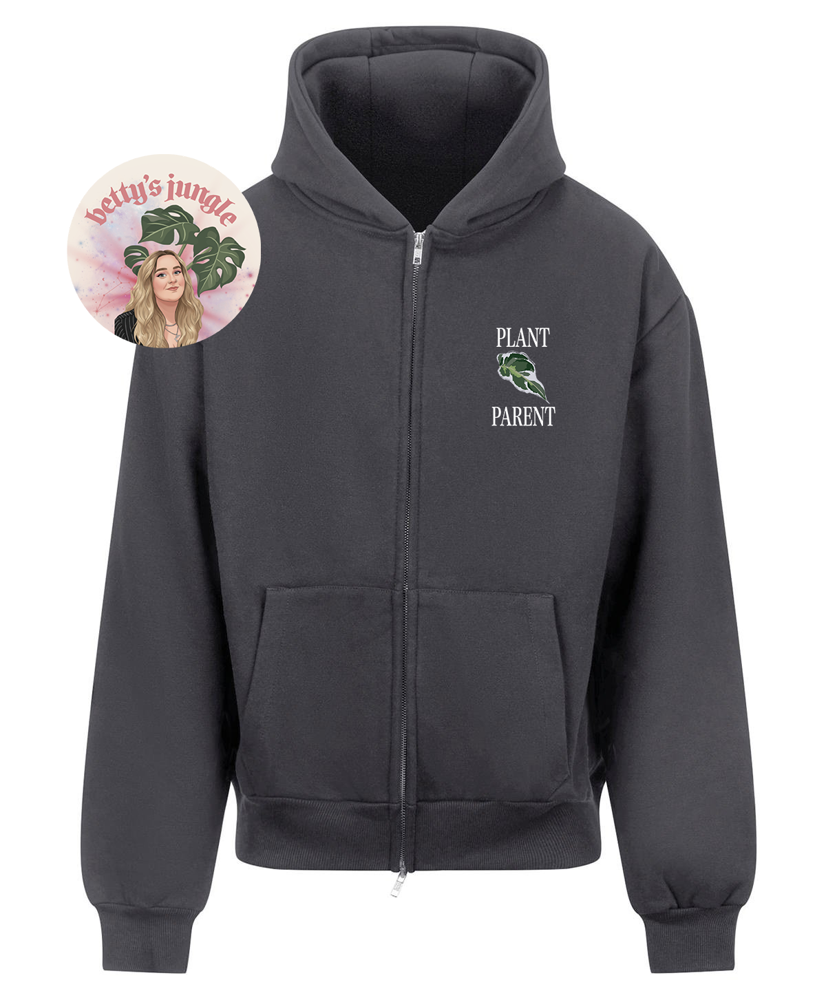 Plant Parent Zip Up Hoodie